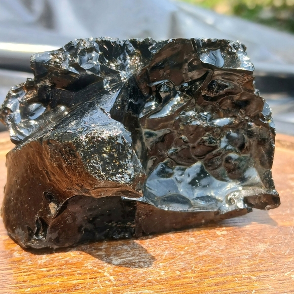 Large Raw Obsidian ⬛ Specimen - Picture 3 of 10